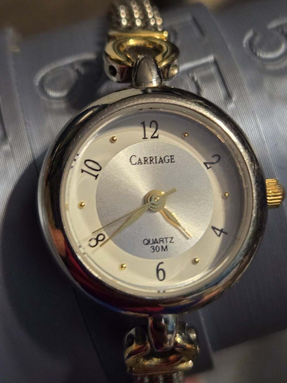 Carriage by Timex Women's Two-Tone Quartz 30M Watch WORKS